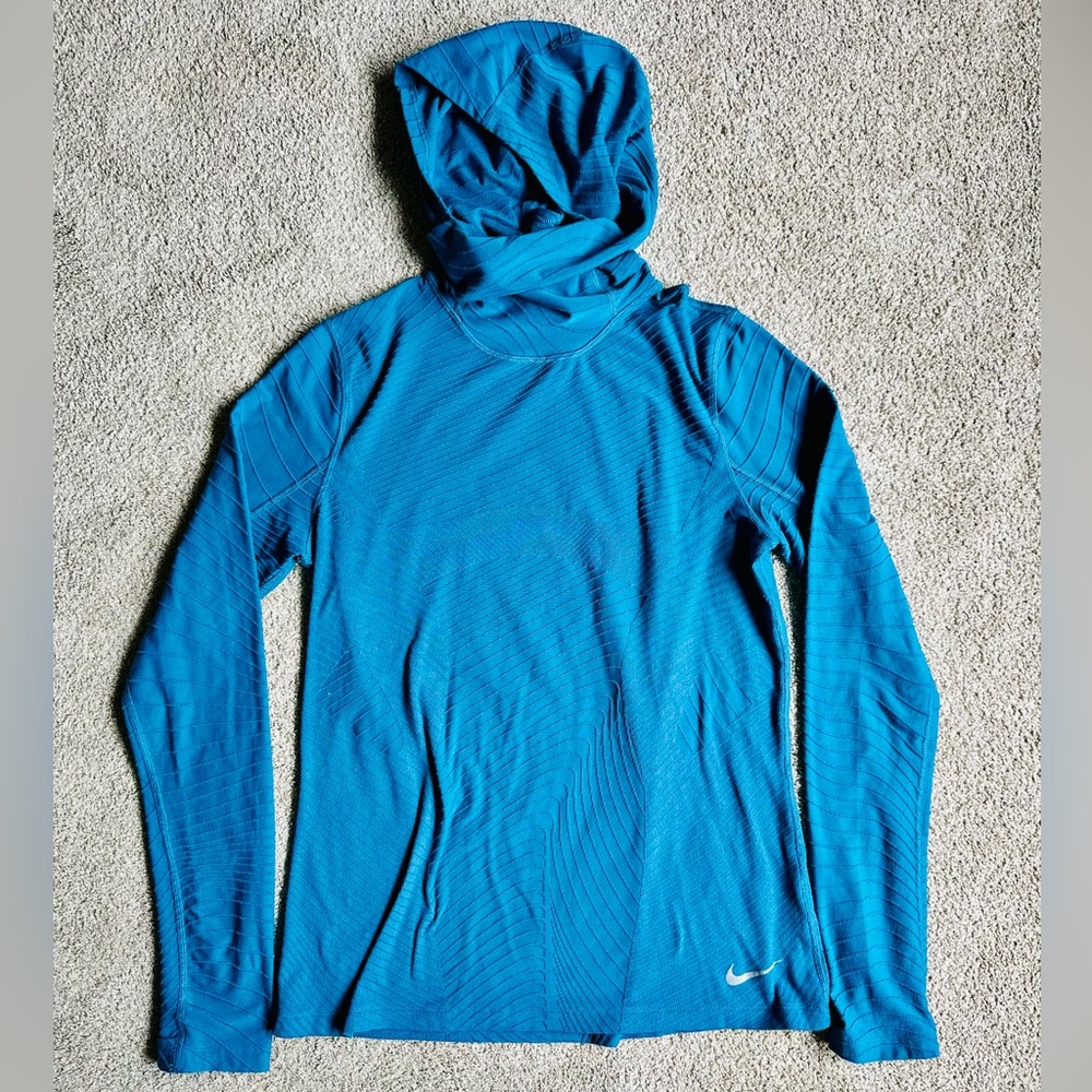Nike Teal Running Hoodie